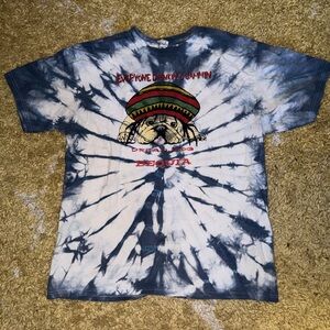 Tie-Dye Bulldog Graphic T-Shirt